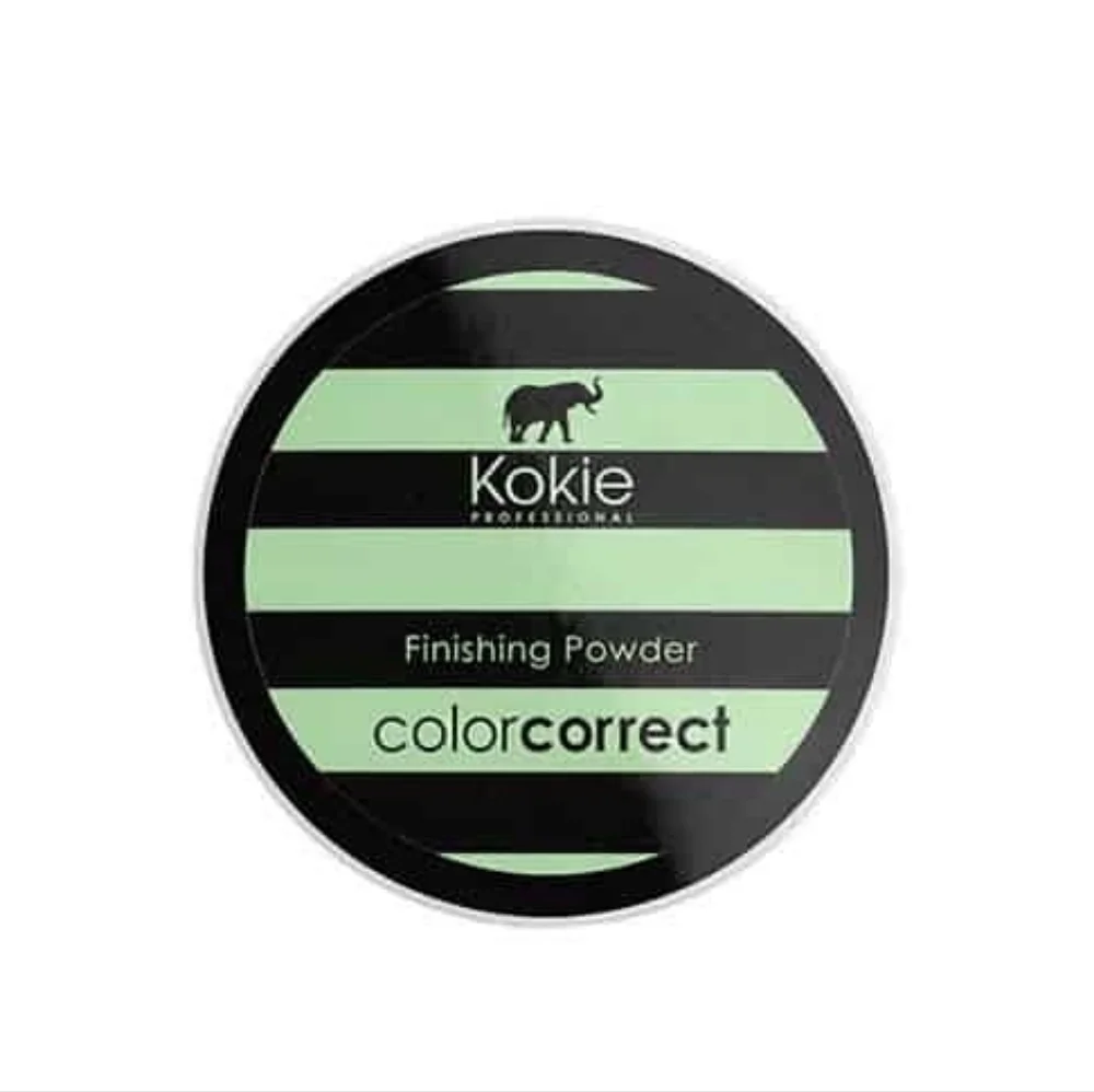 Kokie Cosmetics Setting Powder Redness Correction- Green